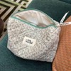 Cute Makeup Bag Organizer Travel Cosmetic Bag Aesthetic Coquette Cotton Floral Make up Bag Toiletry Bags for Women Girls - 3 of 4