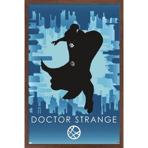 Trends International Marvel Heroic Silhouette - Doctor Strange Framed Wall Poster Prints - 1 of 4