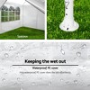 KTMBDW Outdoor Party Tent, Heavy Duty Canopy Event Wedding Tent with Removable Sidewalls for Parties Backyard Patio, White - 3 of 4
