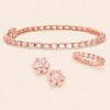 Ross-Simons 1.80 ct. t.w. Morganite Eternity Band in 18kt Rose Gold Over Sterling - 4 of 4