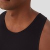 Hanes Originals Premium Men's SuperSoft Sleeveless Crewneck Tank Undershirt 2pk - Taupe/Black - 4 of 4