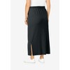 Woman Within Women's Plus Size Sport Knit Side-Slit Skirt - 3 of 4