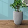 Rosemead Home & Garden Concrete Outdoor Planter Pot Cement Gray 17"x17"x21.7" - 2 of 4