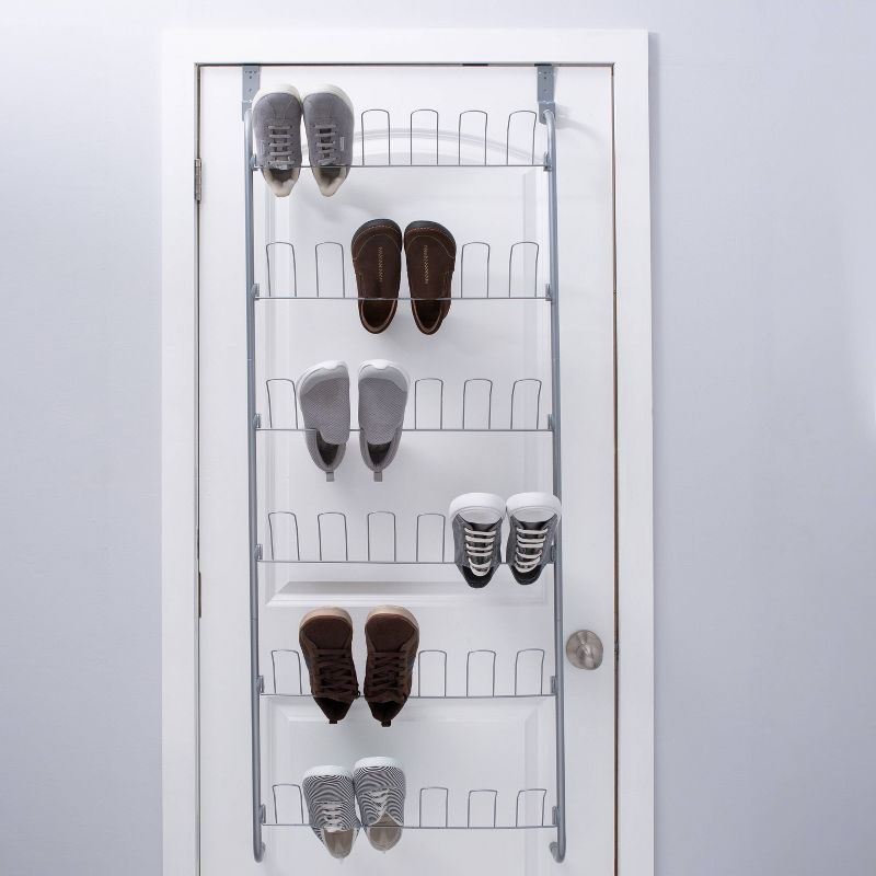 Organize It All Overdoor Wire Shoe Rack Basic Collection, 5 of 7