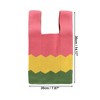 Unique Bargains Reusable Mesh Net Grocery Tote Bags Pink Yellow Green 14.17"x7.87" 1 Pc - 4 of 4
