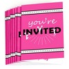 Big Dot of Happiness We've Got Spirit - Cheerleading - Fill In Birthday Party or Cheerleader Party Invitations (8 count) - 2 of 4
