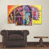 Trademark Fine Art -Dean Russo 'Tilt Dachshund Love' Canvas Art - 3 of 3