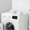 Smart Design 3 Compartment Wash Bag with Safety Zipper - White - 2 of 4