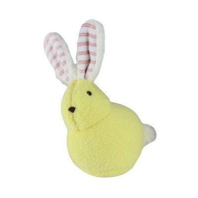 Northlight 9" Plush Easter Rabbit Spring Figure - Yellow/White