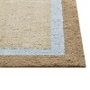 ChicFurnit Bath Rug and Mat Absorbent Cotton Bath Rug with Non-Skid Latex Backing for Bathroom, Blue, 20"*30"*0.5" - 3 of 4