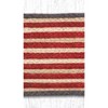 Earth Rugs Country Cabin Stair Tread – Americana Flag Oval Accent Rug 27"x8.25" - 3 of 3