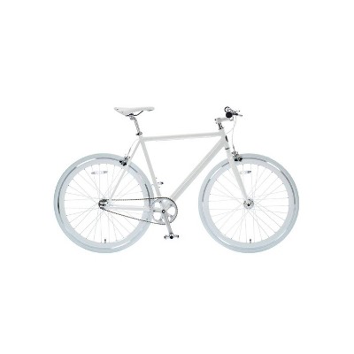 white bike frame