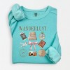 Simply Sage Market Wanderlust Travel Collage Lightweight Garment Dyed Sweatshirt - 2 of 4