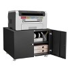 Rolling Filing Cabinets with Wheels - Two Drawer File Cabinet for Home Office,Metal Printer Stand for Copier, Computer - 2 of 4
