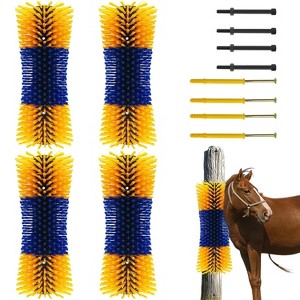 Livestock Scratching Brush, Horse Brushes for Grooming, Itch Relief Horse Scratcher Brushes Kit - 1 of 4