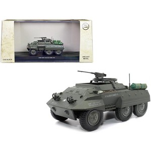 Ford M20 Armored Utility Car Olive Drab "United States Army" 1/43 Diecast Model by Militaria Die Cast - 1 of 4