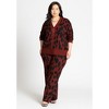 ELOQUII Women's Plus Size Printed Longline Cardigan - 4 of 4