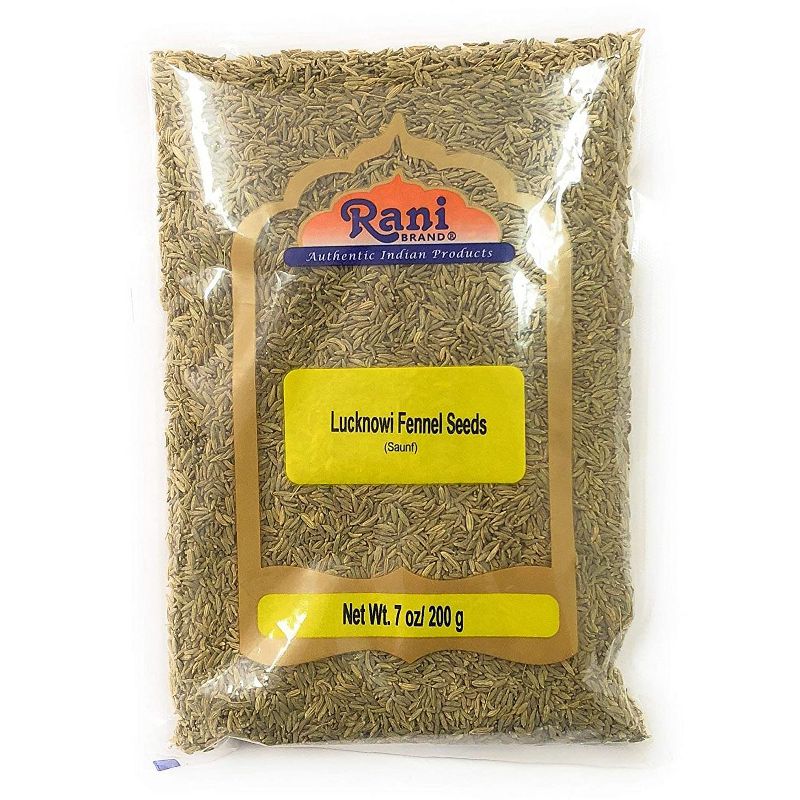 Fennel Lucknowi Seeds (Fine Small Fennel) - 7oz (200g) - Rani Brand Authentic Indian Products, 1 of 3