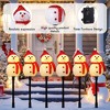 Rossesay 12-Piece Snowman Christmas Pathway Stakes Lights Battery-Operated - 3 of 4