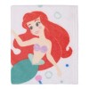 NoJo Disney Ariel The Little Mermaid White Mermaid Life Super Soft Photo Op Baby Blanket - 2 of 3