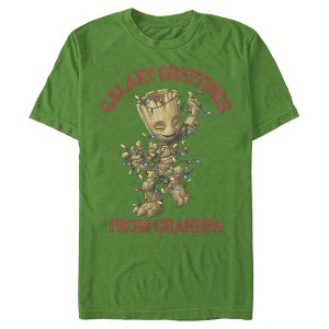 Men's Marvel Guardians of the Galaxy Grandpa Galaxy Greetings T-Shirt - 1 of 4