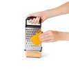 OXO Softworks Box Grater: Stainless Steel Cheese Shredder with Soft-Grip Handle & Storage Box, Dishwasher-Safe - 2 of 4