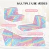 Hooseng Folding Sofa Bed Floor Mattress for Kids, Glow in Dark Kids Couch Fold Out, Toddler Futon Foldable Chair Bed, Convertible Toddler Floor Sofa - 4 of 4