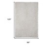 Ivory Shag Hand Tufted Area Rug - 3 of 4