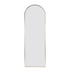 71"x27"Large Arched Full Size Mirror With Stand,Floor Mirror Arched，Metal Arch Full Length Mirror,Freestanding Mirror-The Pop Home - image 2 of 4