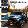24V 2-Seater Kids Ride-On Car, 4WD/2WD Switchable with Parent Remote Control, 4 Motor Electric Vehicle for Outdoor Adventure - 2 of 4