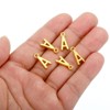 Unique Bargains Metal Bulk Elegant DIY Crafts Jewelry Making Initial Pendants 50 Pcs - 4 of 4
