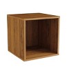 Hasting Home Contemporary Stackable Modular Cube End Table - 2 of 4