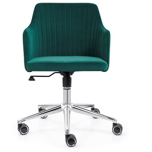 Meelano Flock Vegan Leather Adjustable Task Chair - image 1 of 4