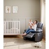 Large Leather Manual Recliner Chair with Comfortable Arms and Built-in Cup Holders, Spacious 21.2 Inch Seat Width, Perfect for Living Room - 2 of 4