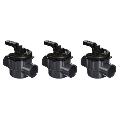 3 way pvc valve