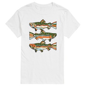 Men's - Instant Message - Northern Trout Short Sleeve Graphic T-Shirt - 1 of 4