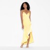 Women's Satin Asymmetrical Maxi A-Line Dress - Wild Fable™ - 2 of 3