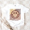 Simply Sage Market S.W.Smiley Fall Checkered Smiley Garment Dyed Tee - 3 of 4