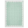 homfan Scalloped Washable Rug w/ Non-Slip Back - Modern Low-Pile Carpet for Living Room, Bedroom - 4 of 4
