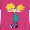 Girls' - Hey Arnold! - Distressed Arnold Fitted Short Sleeve Graphic T-Shirt - 2 of 4