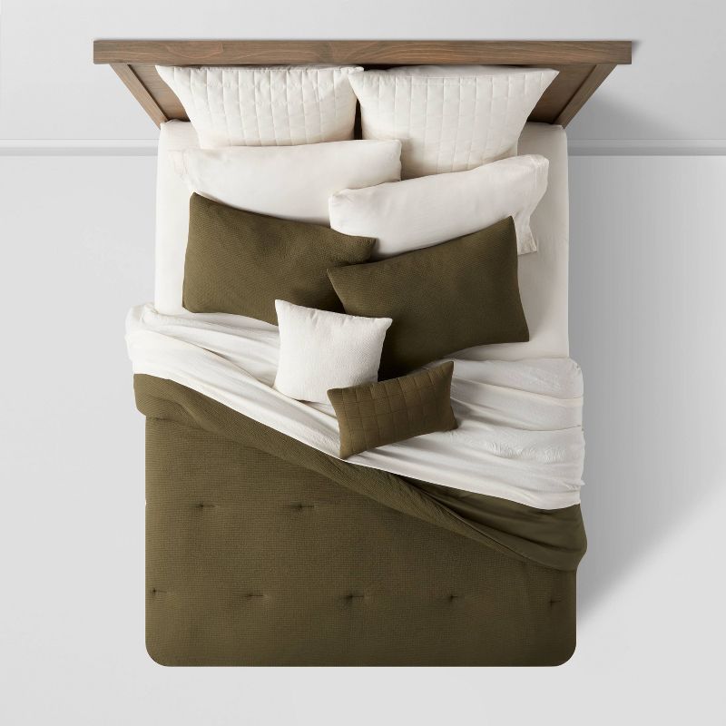 12pc Micro Texture Comforter & Sheet Bedding Set - Threshold™, 3 of 17