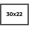 PosterPalooza | Antique Black Picture Frame - UV Acrylic, Backing Board, Hanging Hardware Included - 2 of 4