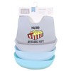 Hudson Baby Infant Boy Silicone Bibs 3pk, Fast Food, One Size - 2 of 2