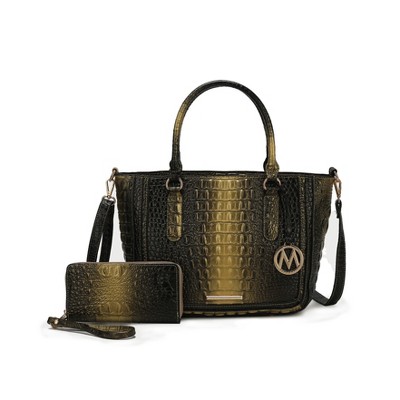 MKF Collection Aphelia Croc-Embossed Everyday Tote Women's Handbag by Mia K