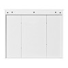 SEVOBAL Bathroom Storage Cabinet Wall Mounted Mirror Cabinet with Open Shelves and Adjustable Shelf for Space Saving, White, 35"*7.3"*28.7" - 2 of 4