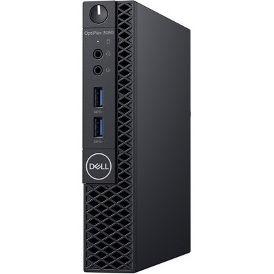 Dell OptiPlex 3000 3060 Desktop Computer - Core i3 i3-8100T - 8 GB RAM - 500 GB HDD - Micro PC - Windows 10 Pro 64-bit - English Keyboard