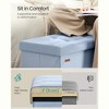 43 Inch Storage Ottoman, Foldable Velvet Bench with Flipping Lid & 660 lb Capacity, 35 Gal Storage for Living Room Bedroom - 4 of 4