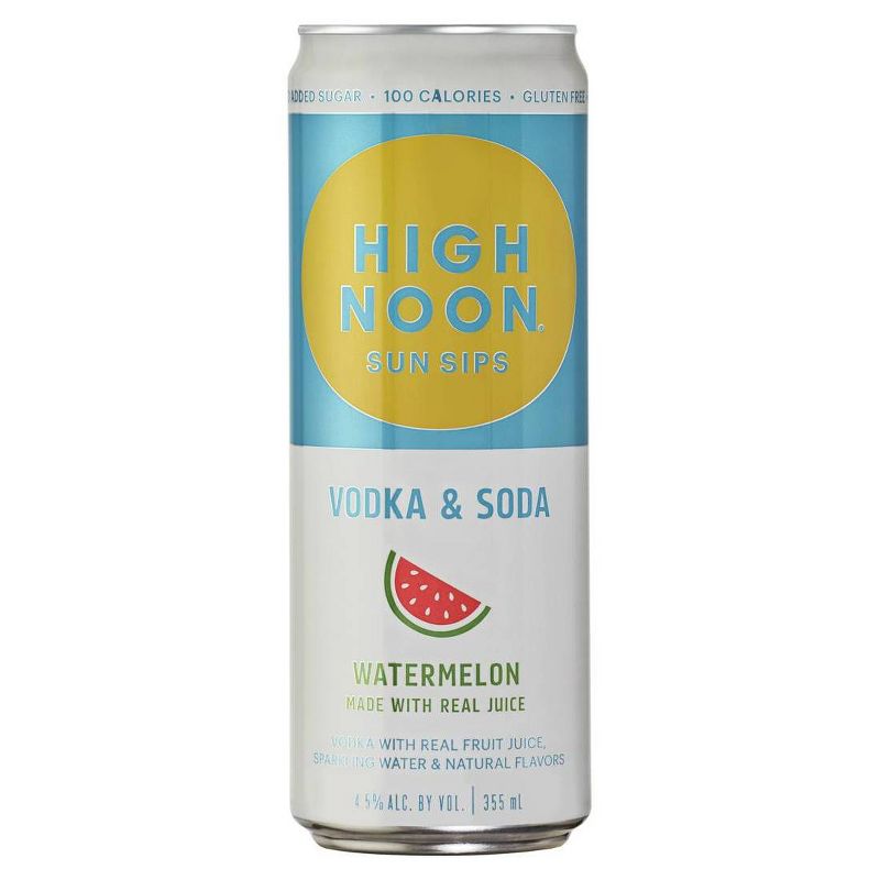 High Noon Vodka Hard Seltzer Mixed Pack - 12pk/355ml Cans, 5 of 8
