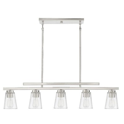 Savoy House Calhoun 5 - Light Chandelier in  Satin Nickel
