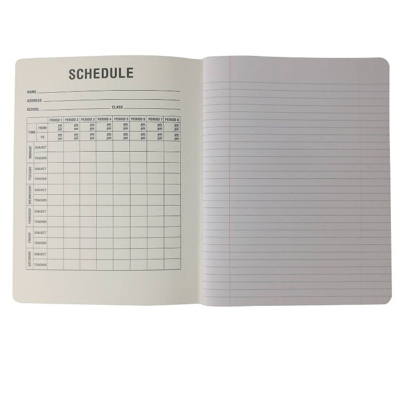 College Ruled Solid Composition Notebook Black - Unison, 2 of 4